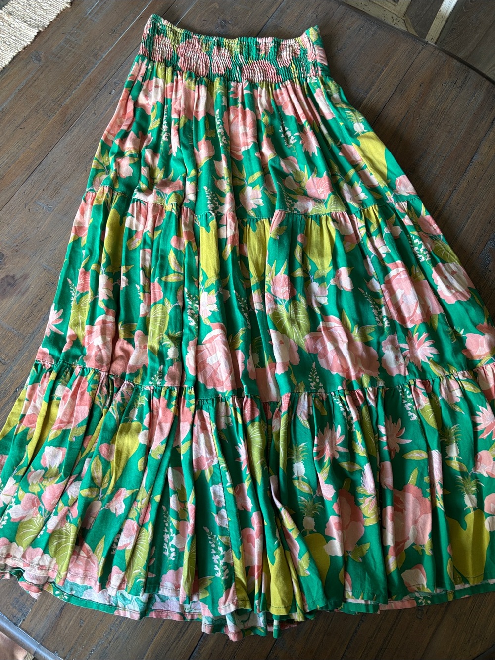Natural Life size S Hanna floral maxi skirt with Old Navy S top - Picture 7 of 16
